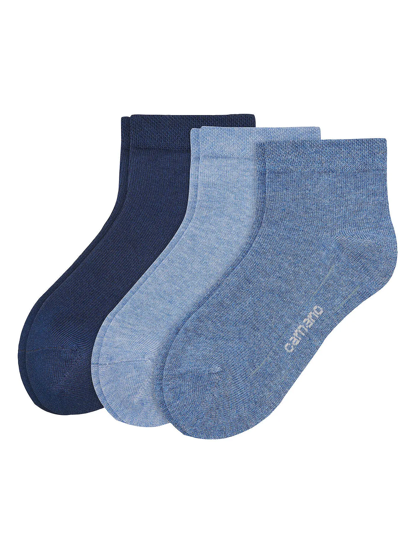 CAMANO | Kinder-Socken 3-er Pkg. ice blue melang | 